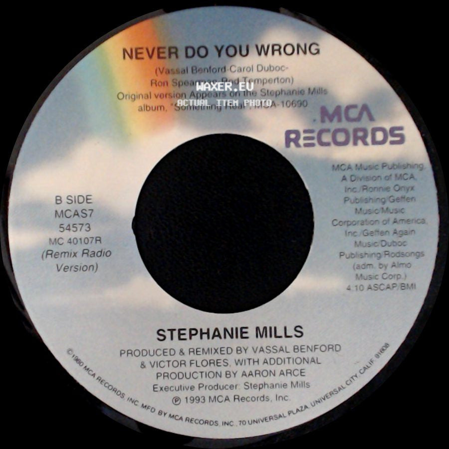 Stephanie Mills - Never Do You Wrong / Never Do You Wrong side B