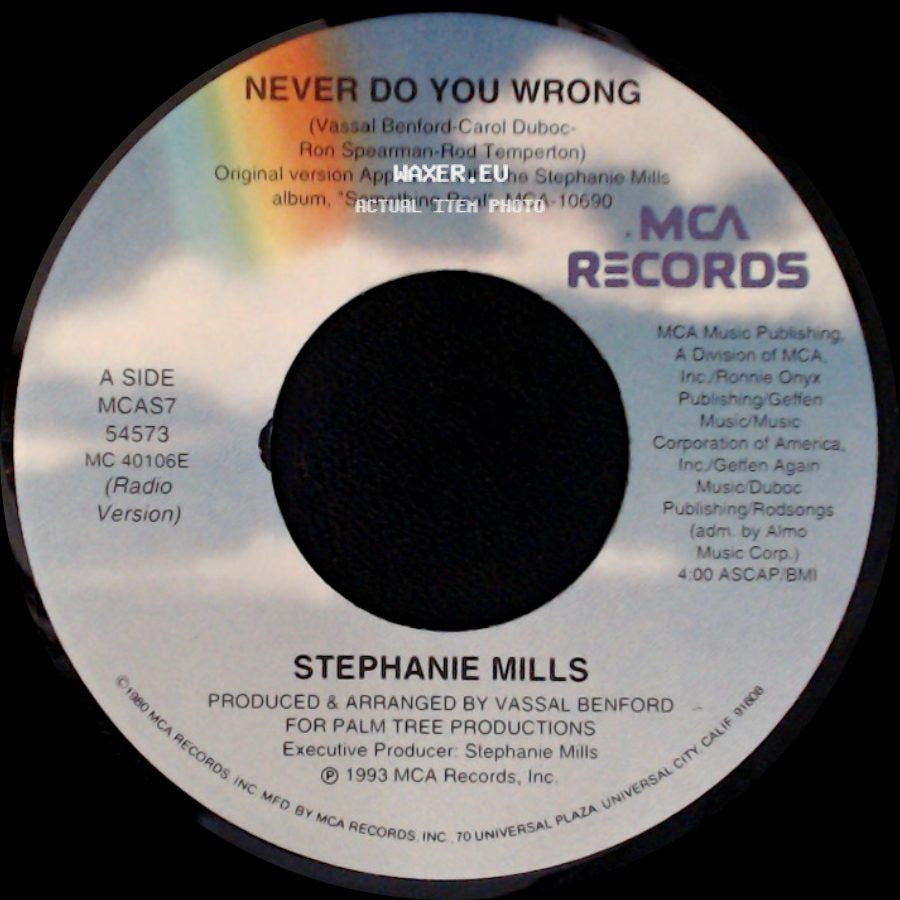 Stephanie Mills - Never Do You Wrong / Never Do You Wrong side A