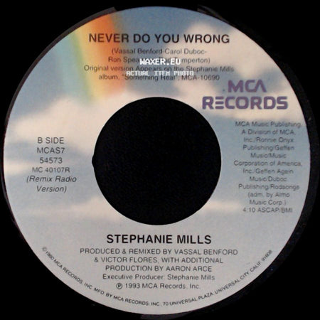 Stephanie Mills - Never Do You Wrong / Never Do You Wrong side B