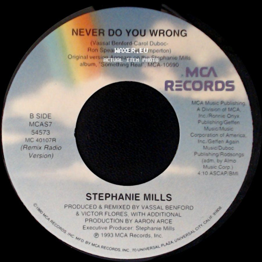 Stephanie Mills - Never Do You Wrong / Never Do You Wrong side B