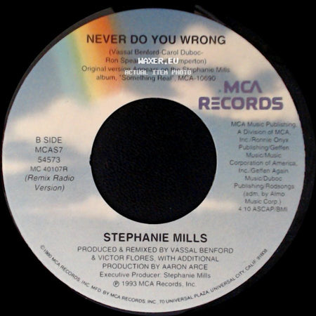 Stephanie Mills - Never Do You Wrong / Never Do You Wrong side B