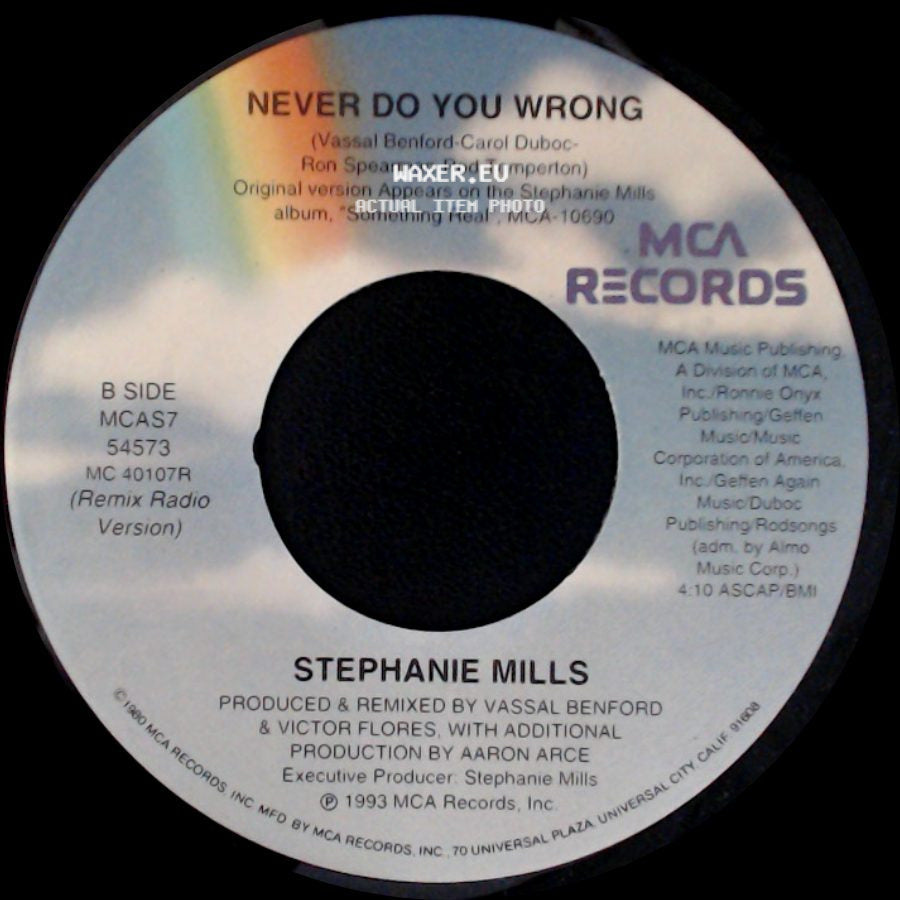 Stephanie Mills - Never Do You Wrong / Never Do You Wrong side B