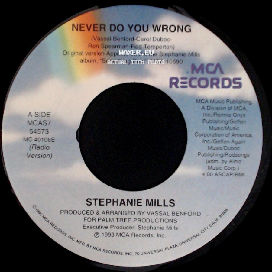 Stephanie Mills - Never Do You Wrong / Never Do You Wrong side A