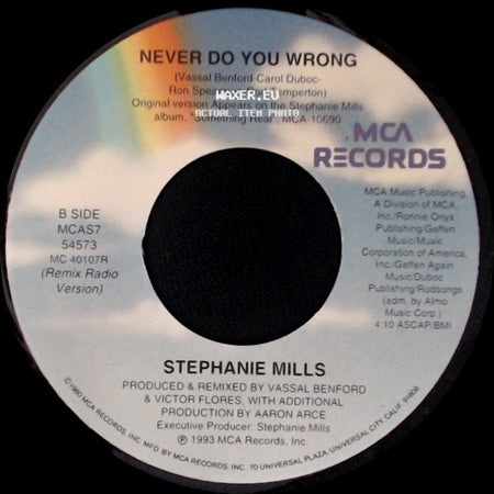 Stephanie Mills - Never Do You Wrong / Never Do You Wrong side B