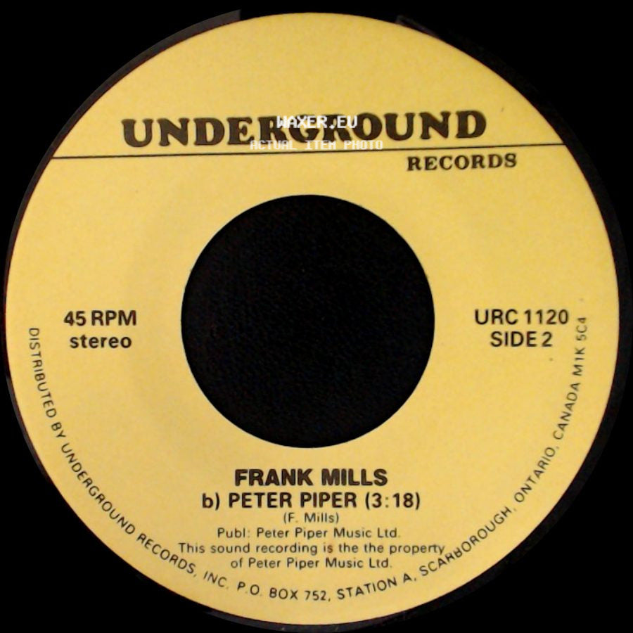 Frank Mills - Music Box Dancer / Peter Piper side B