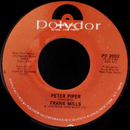 Frank Mills - Interlude / Peter Piper side B