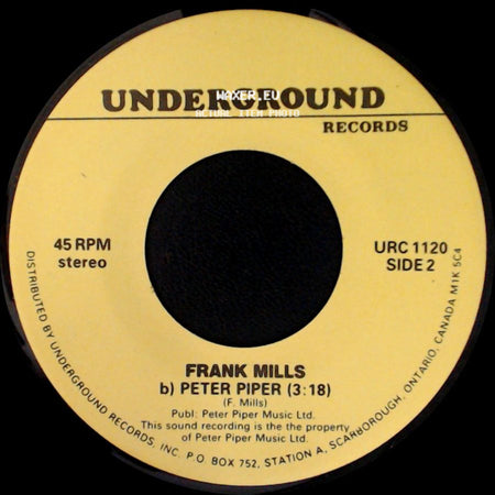 Frank Mills - Music Box Dancer (3:17) / Peter Piper side B
