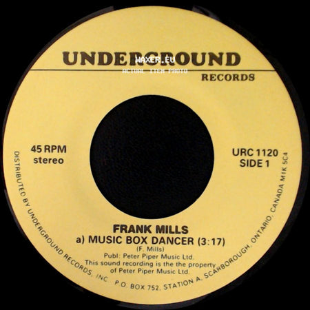 Frank Mills - Music Box Dancer / Peter Piper side A