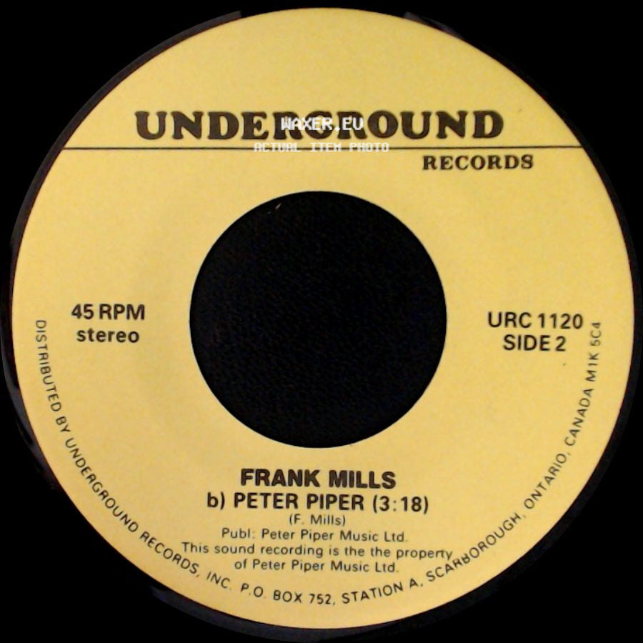Frank Mills - Music Box Dancer / Peter Piper side B