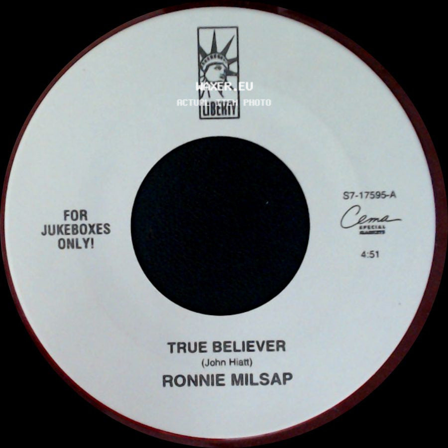 Ronnie Milsap - These Foolish Things (Remind Me Of You) / True Believer side B