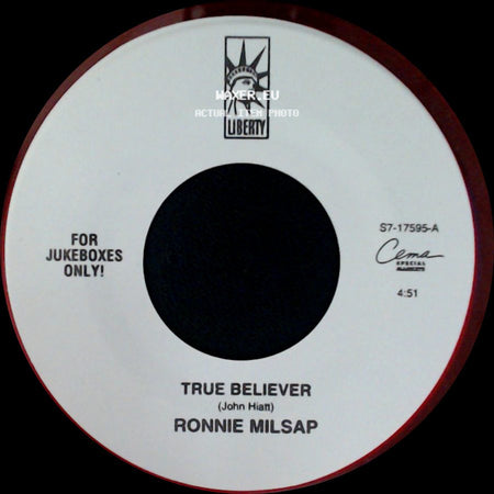 Ronnie Milsap - These Foolish Things (Remind Me Of You) / True Believer side B