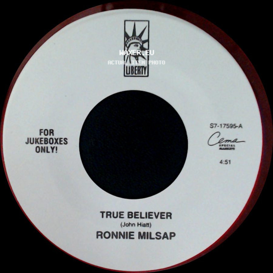 Ronnie Milsap - These Foolish Things (Remind Me Of You) / True Believer side B