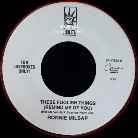 Ronnie Milsap - True Believer / These Foolish Things (Remind Me Of You) side B