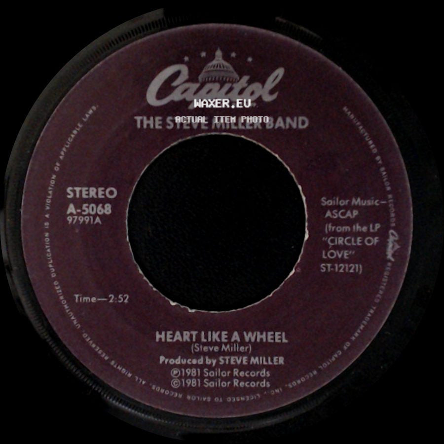 The Steve Miller Band - True Fine Love / Heart Like A Wheel side B