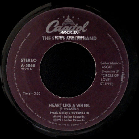 The Steve Miller Band - True Fine Love / Heart Like A Wheel side B