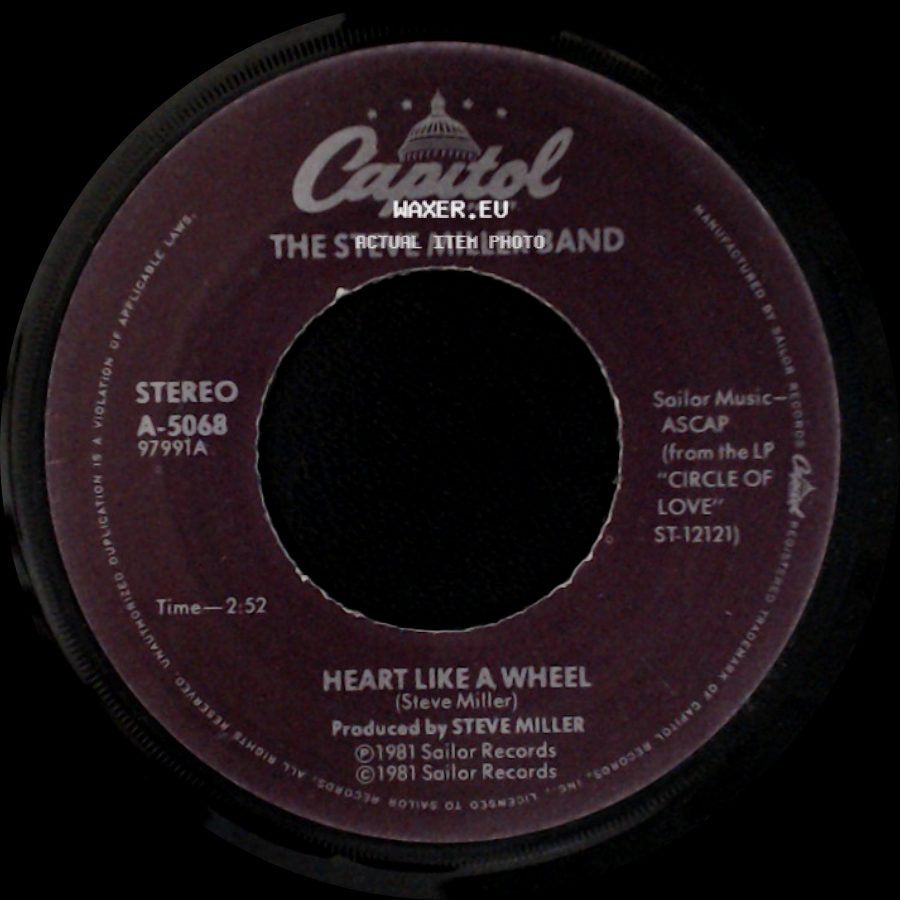 The Steve Miller Band - Heart Like A Wheel / True Fine Love side A