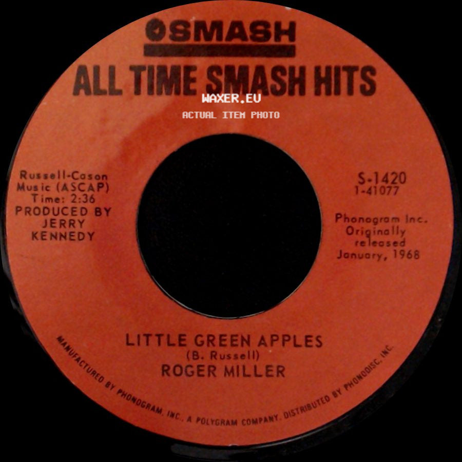 Roger Miller / Charlie Rich - Little Green Apples / Mohair Sam side A