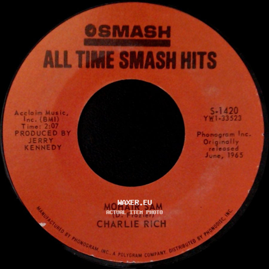 Roger Miller / Charlie Rich - Little Green Apples / Mohair Sam side B