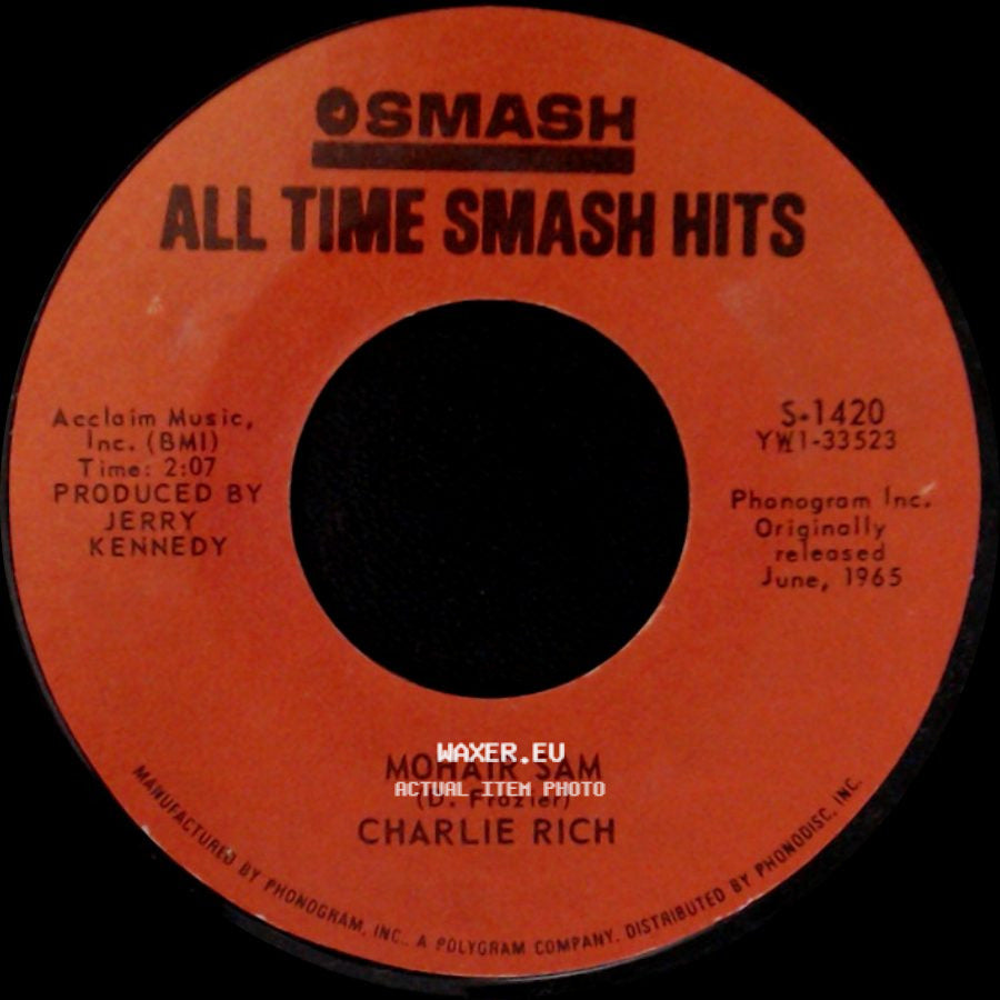Roger Miller / Charlie Rich - Little Green Apples / Mohair Sam side B