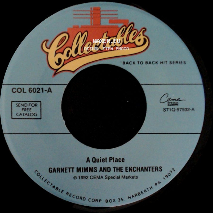 Garnett Mimms And The Enchanters - A Quiet Place / Cry Baby side A
