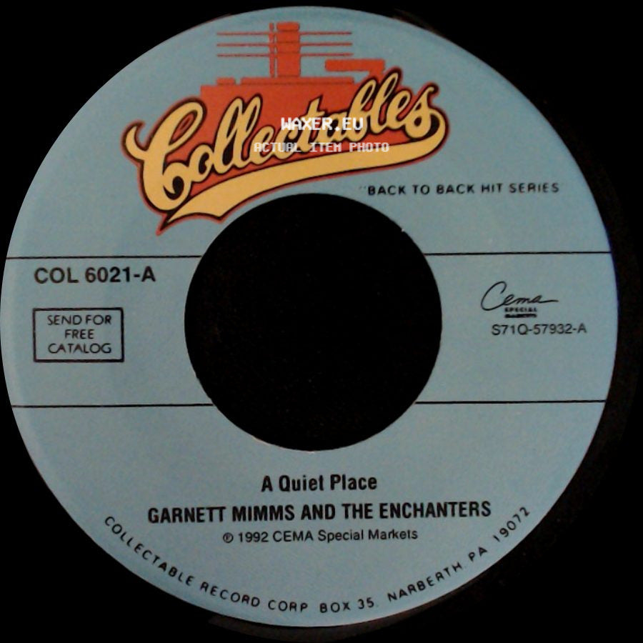 Garnett Mimms And The Enchanters - A Quiet Place / Cry Baby side A