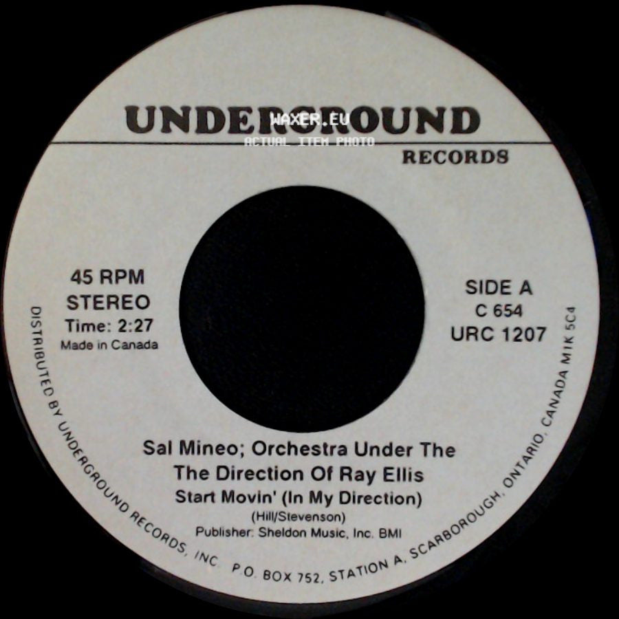 Sal Mineo; Orchestra Under The The Direction Of Ray Ellis / Terry Gilkyson And The Easy Riders - Start Movin' (In My Direction) / Marianne side A