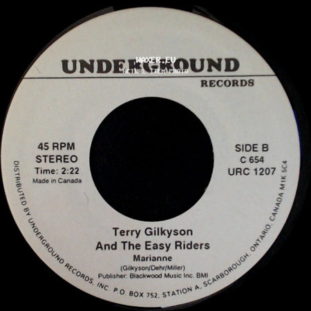 Sal Mineo; Orchestra Under The The Direction Of Ray Ellis / Terry Gilkyson And The Easy Riders - Start Movin' (In My Direction) / Marianne side B