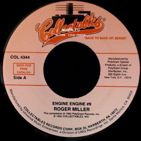 Roger Miller - Engine Engine #9 / England Swings side A