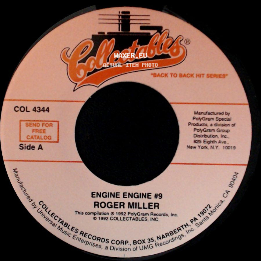 Roger Miller - Engine Engine #9 / England Swings side A