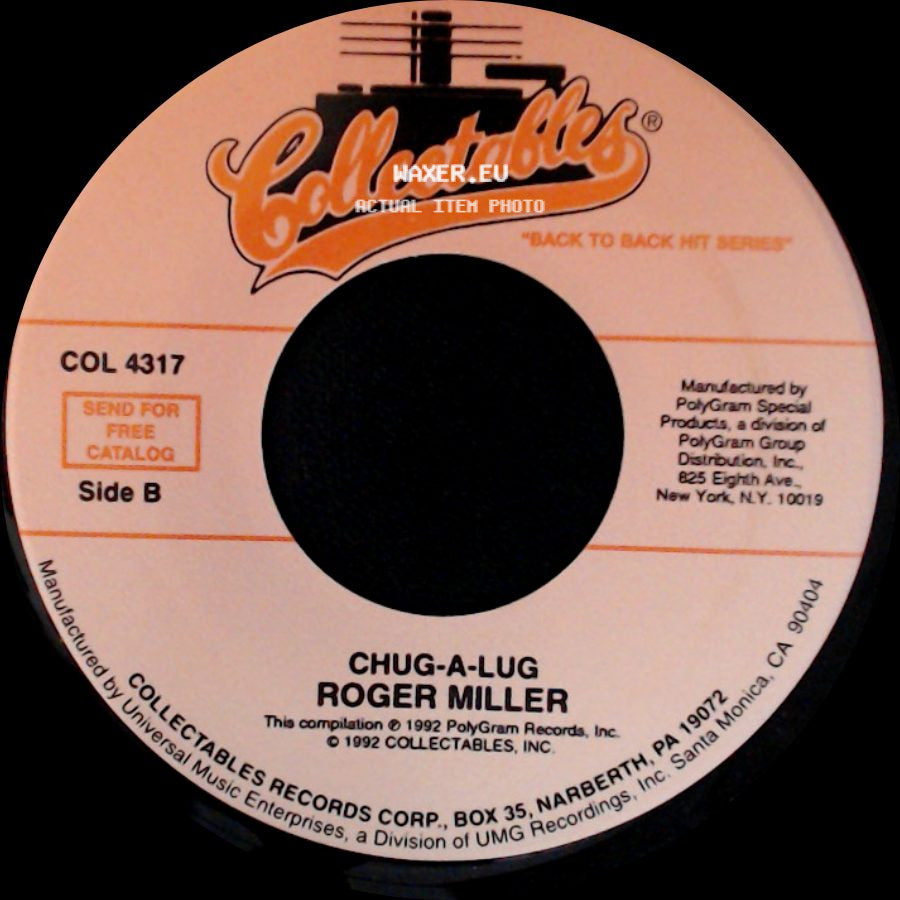 Roger Miller - Dang Me / Chug-A-Lug side B