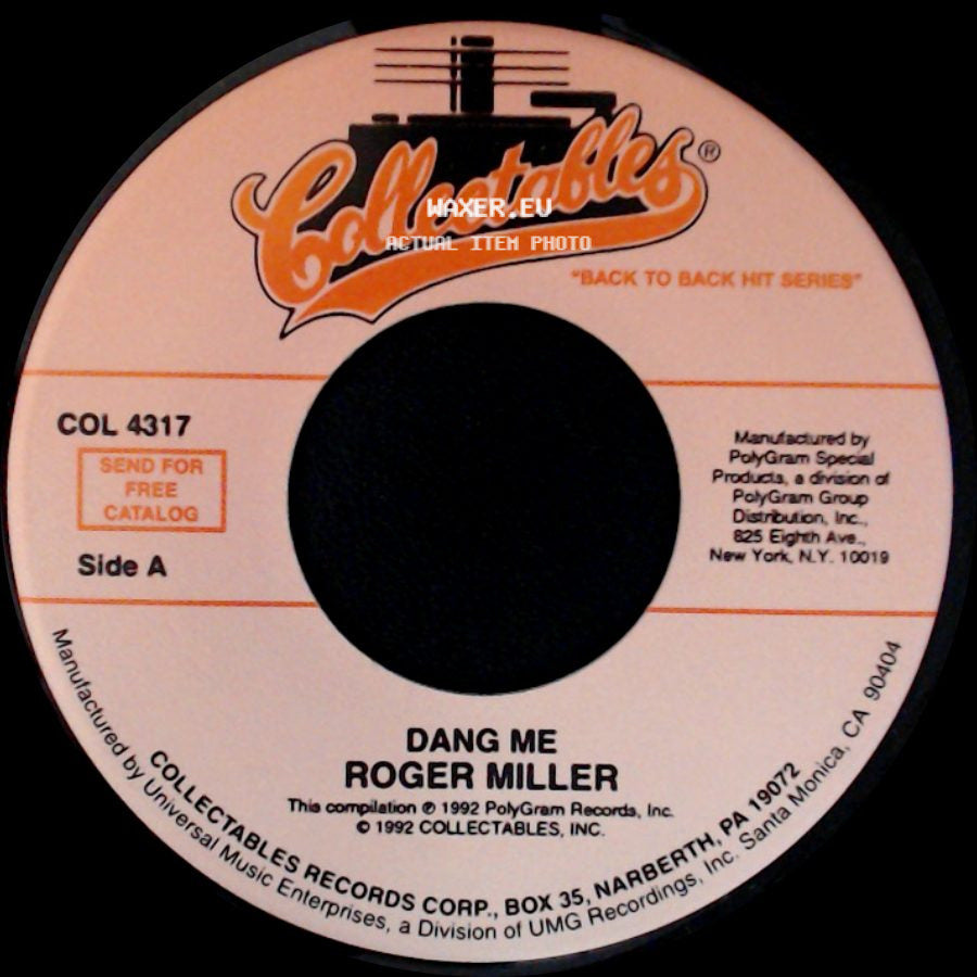 Roger Miller - Dang Me / Chug-A-Lug side A
