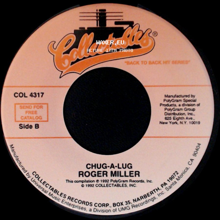 Roger Miller - Dang Me / Chug-A-Lug side B