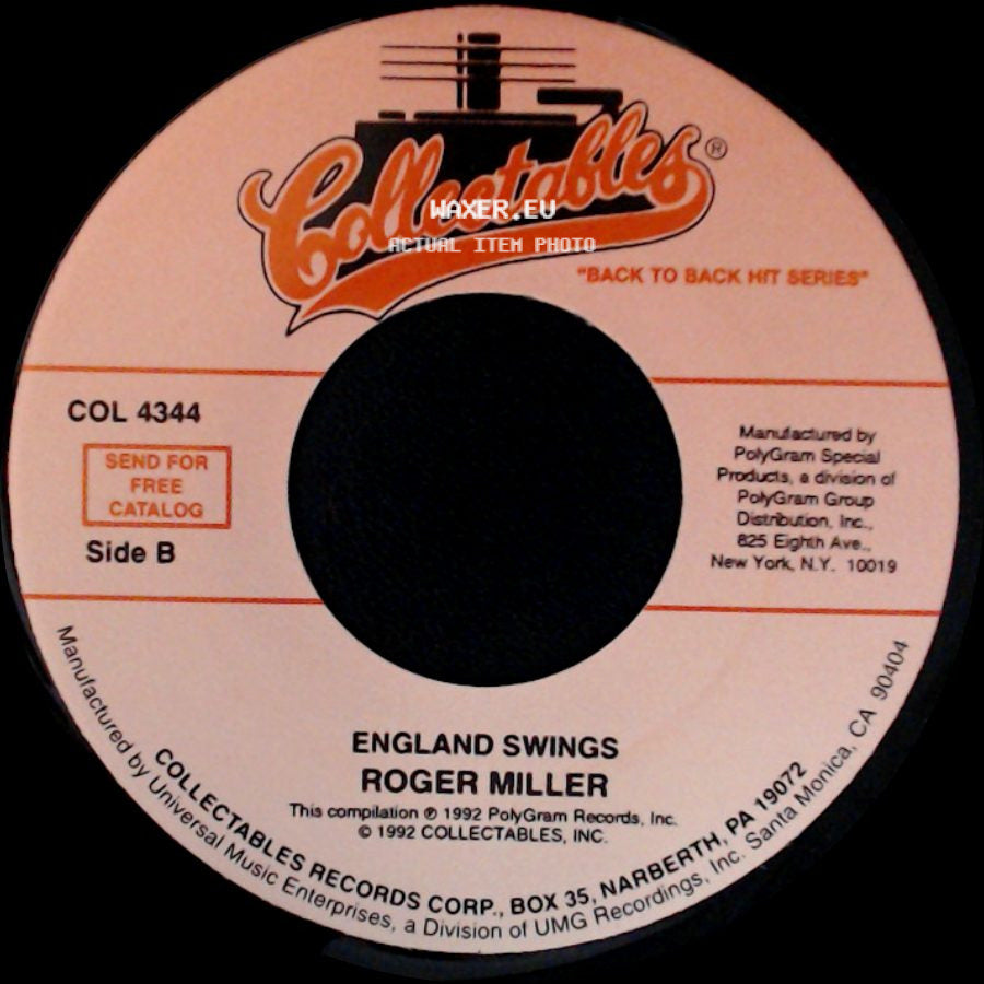 Roger Miller - Engine Engine #9 / England Swings side B