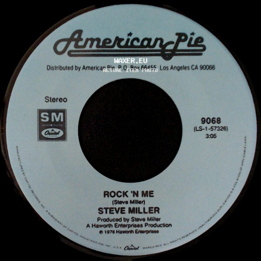 Steve Miller - Rock 'n Me / Living In The U.S.A. side A