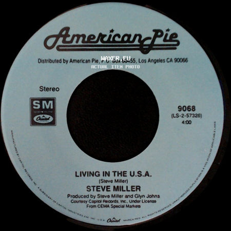 Steve Miller - Rock 'n Me / Living In The U.S.A. side B
