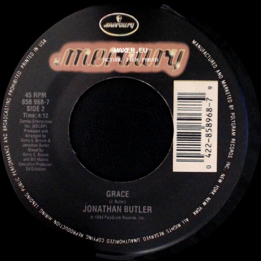 Jonathan Butler - I'm On My Knees / Grace side B