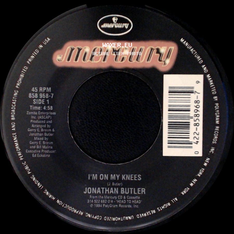 Jonathan Butler - I'm On My Knees / I'm On My Knees side B