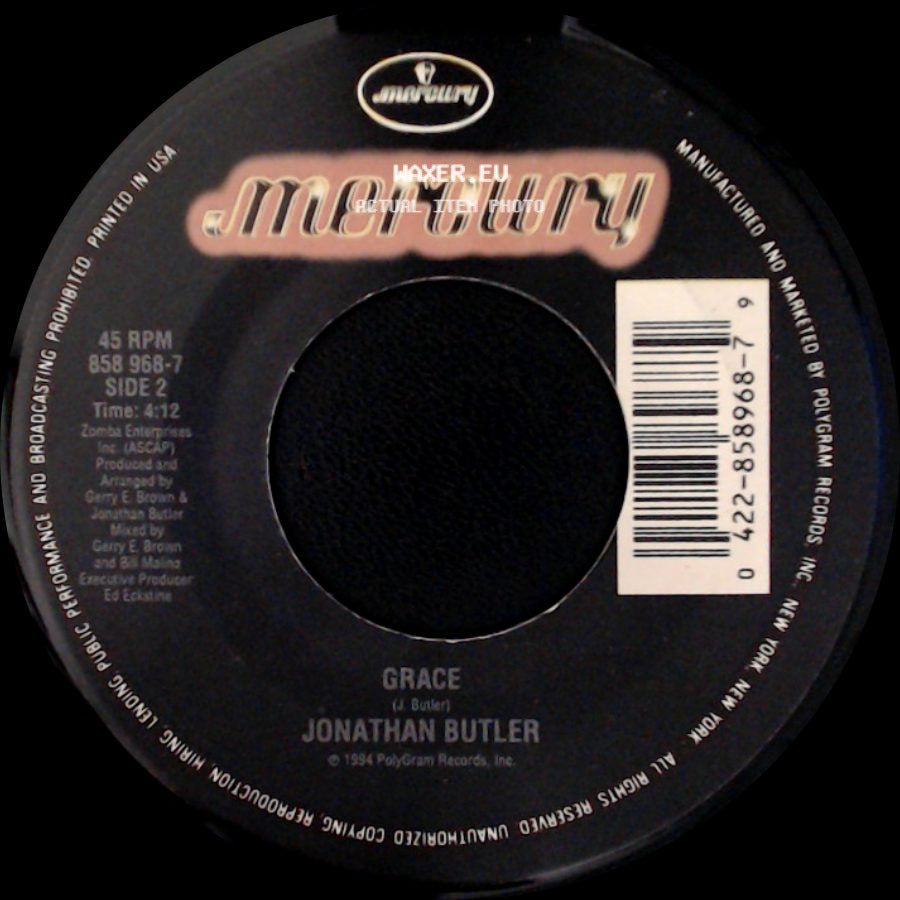 Jonathan Butler - I'm On My Knees / Grace side B
