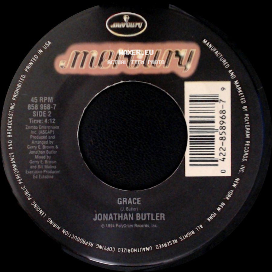 Jonathan Butler - I'm On My Knees / Grace side B