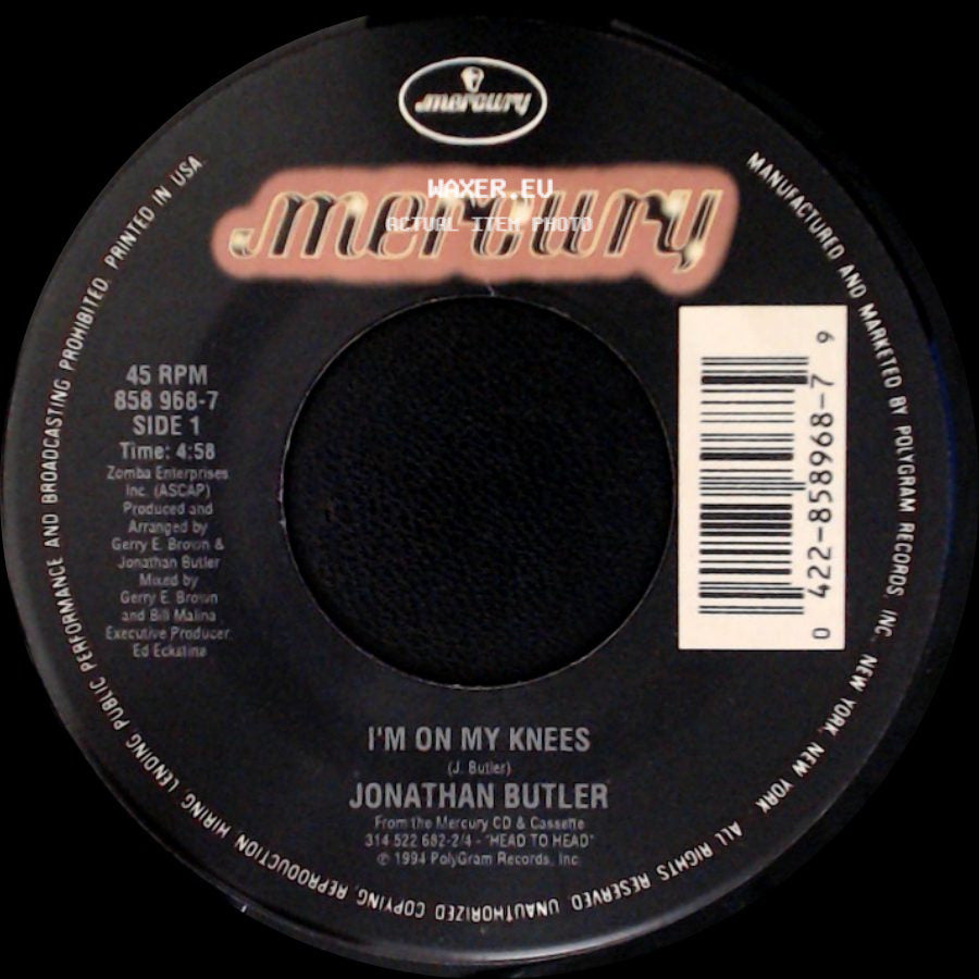 Jonathan Butler - I'm On My Knees / Grace side A