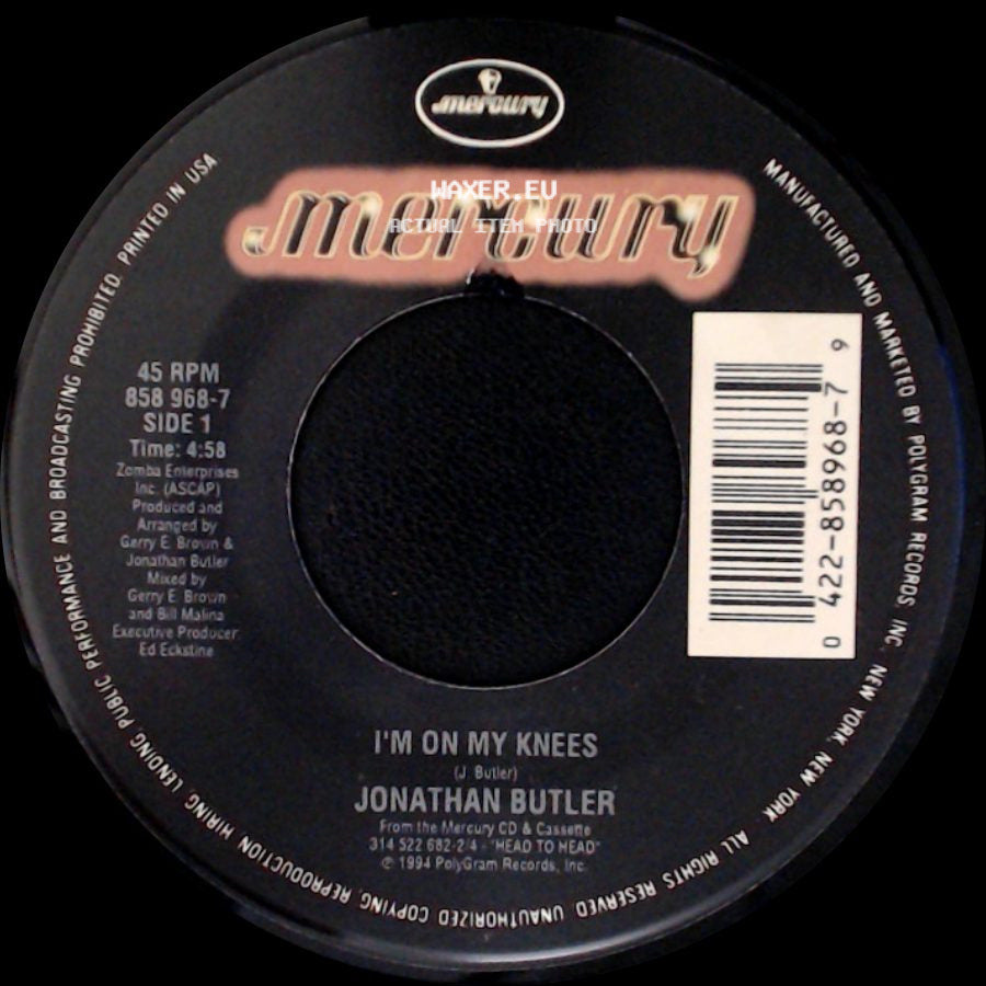Jonathan Butler - I'm On My Knees / Grace side A