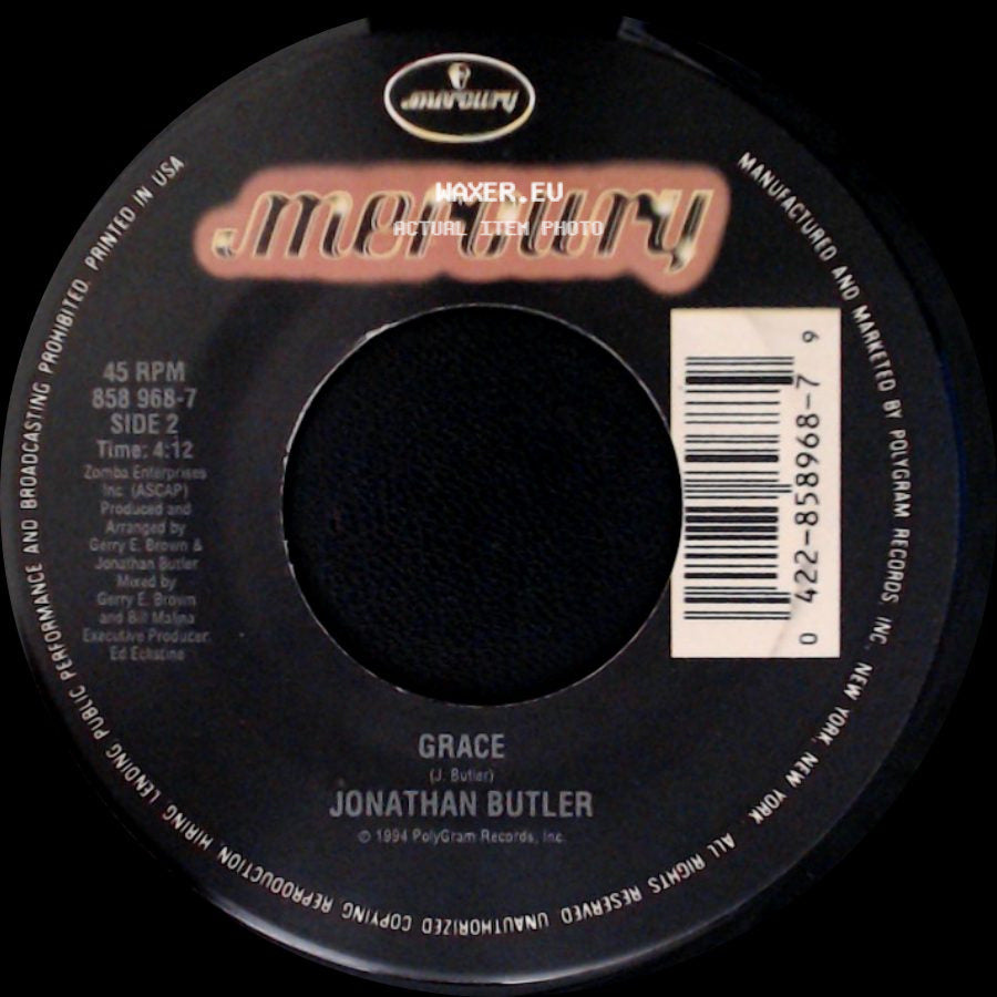 Jonathan Butler - I'm On My Knees / Grace side B