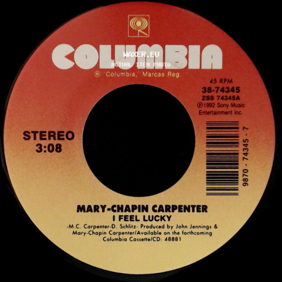 Mary-Chapin Carpenter - Middle Ground / I Feel Lucky side B