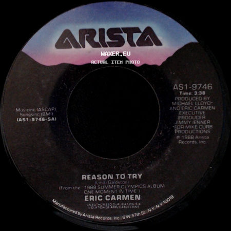 Eric Carmen - Sunrise / Reason To Try side B