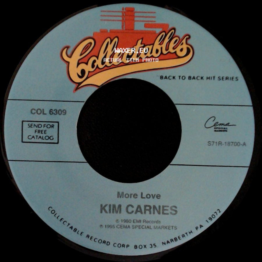 Kim Carnes - More Love / Crazy In The Night (Barking At Airplanes) side A