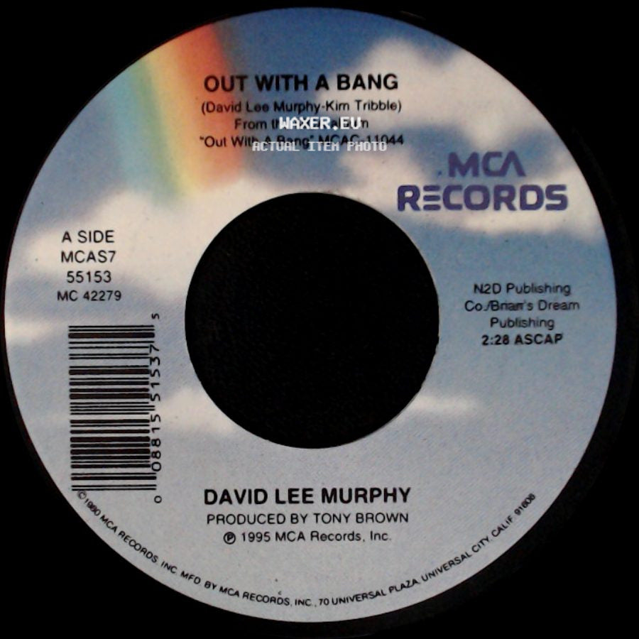 David Lee Murphy - Out With A Bang / Greatest Show On Earth side A