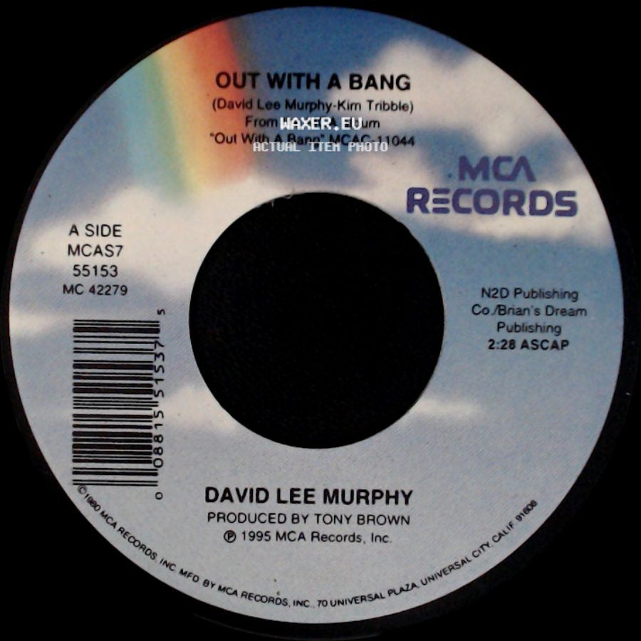 David Lee Murphy - Out With A Bang / Greatest Show On Earth side A
