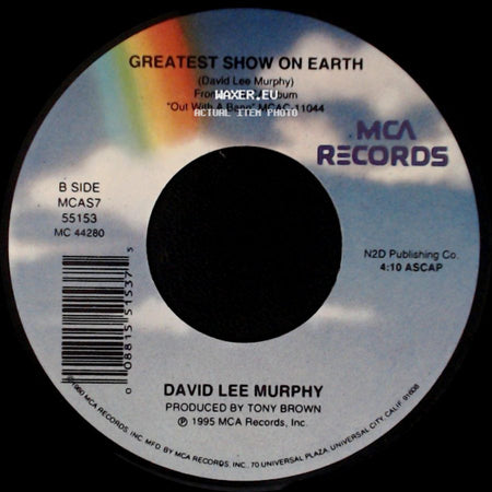 David Lee Murphy - Out With A Bang / Greatest Show On Earth side B