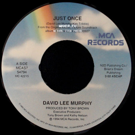 David Lee Murphy - Just Once / High Weeds And Rust side A