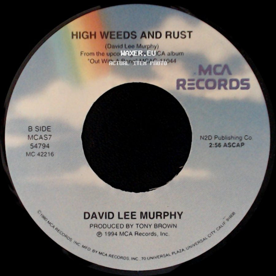David Lee Murphy - Just Once / High Weeds And Rust side B